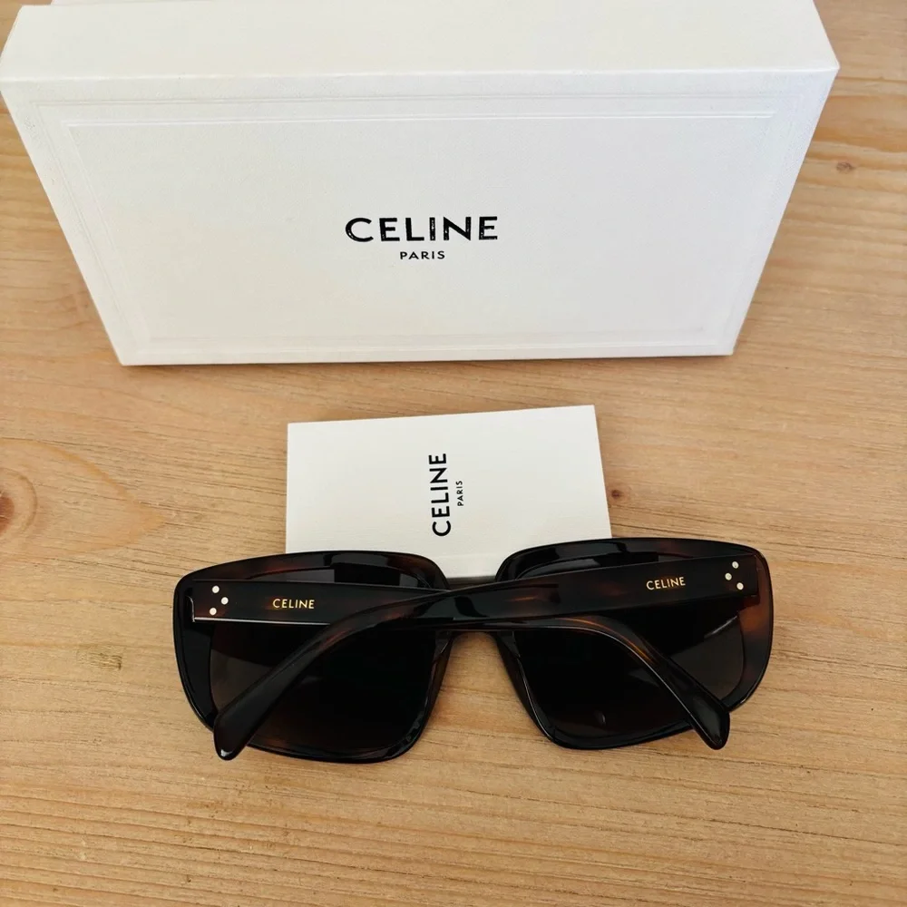 Celine Paris CL400731 53F Tortoise Gradient Authentic‎ Sunglasses w/ Box 60mm 19